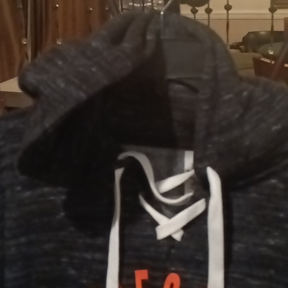 FINAL PRICE ESY SURF CO. black/white hooded CALIFORNIA sweatshirt Lg - Picture 3 of 10